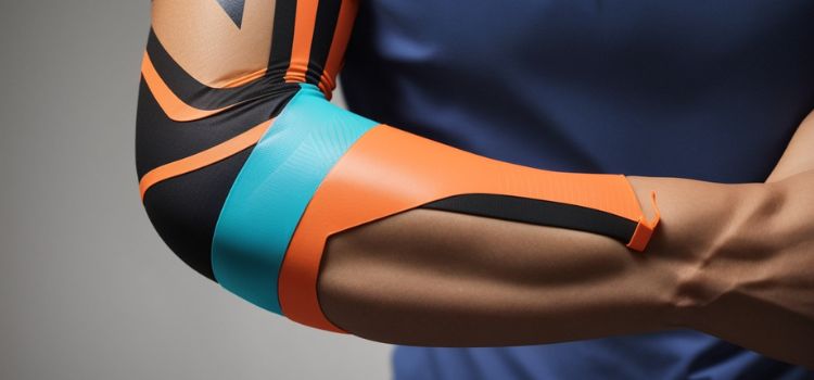 How to apply kinesiology tape to elbow